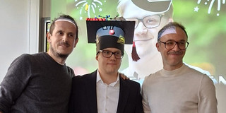 Picture of Giovanni Zamborlini (left), David Janas (middle) and Mirko Cinchetti (right).