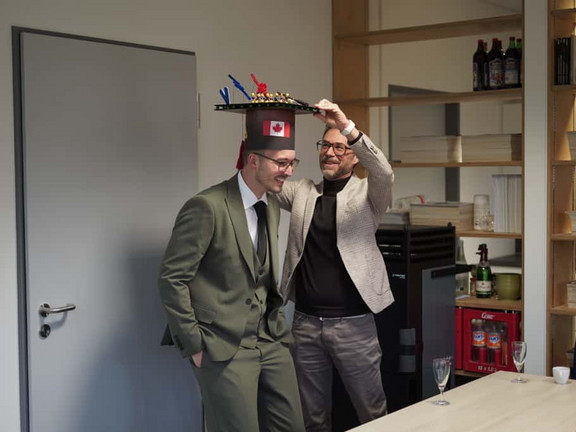 Picture of Jonah Elias Nitschke (left) and Mirko Cinchetti (right).
